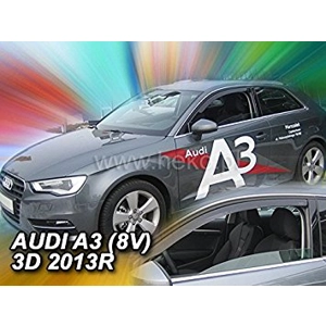 Audi A3 8V Yrs 2013-on 3drs Sportback Brand New Heko 2 Piece Wind Deflectors