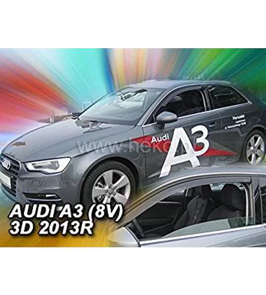 Audi A3 8V Yrs 2013-on 3drs Sportback Brand New Heko 2 Piece Wind Deflectors