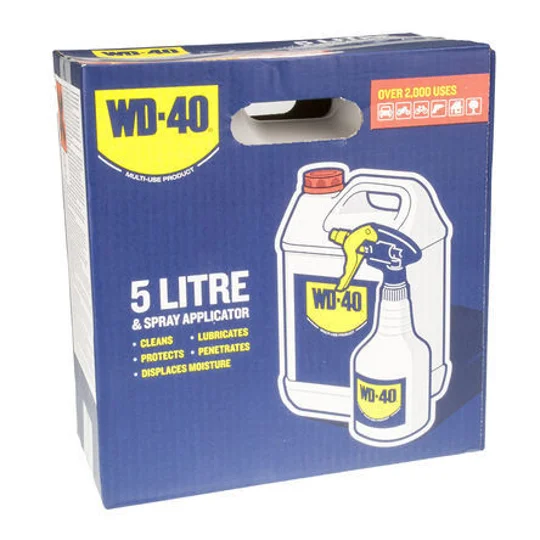 WD40 + APPLICATOR BOTTLE 5 LITRE 5L SPRAY LUBRICATION