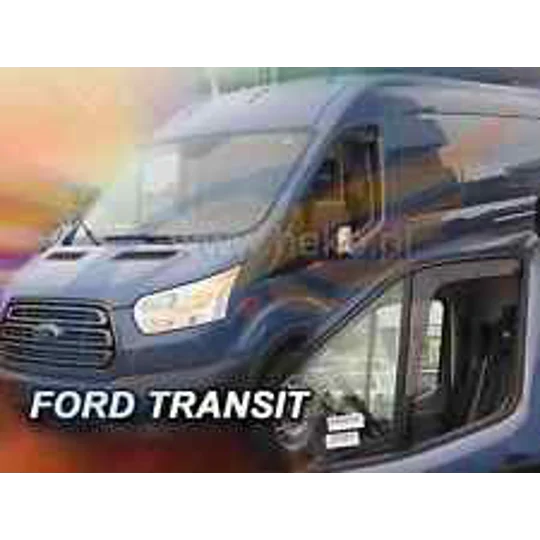 Ford Transit 2014-up Brand New Heko 2 Piece Wind Deflectors 15308