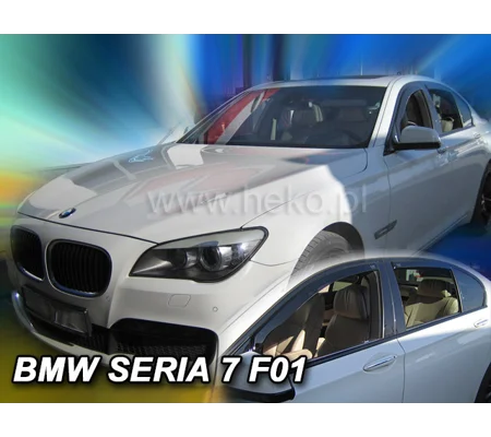 BMW 7 Series F01 Yrs 08-on Brand New Heko 4 Piece Wind Deflectors 11154