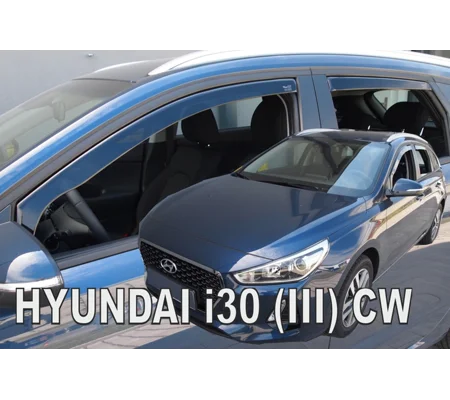 Hyundai I30 Yrs 2017 on Brand New Heko 4 Piece Wind Deflectors 17291