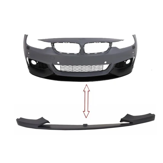 Front Bumper Spoiler Lip BMW 4 Series F32 F33 F36 Coupe Cabrio Grand Coupe M-Performance
