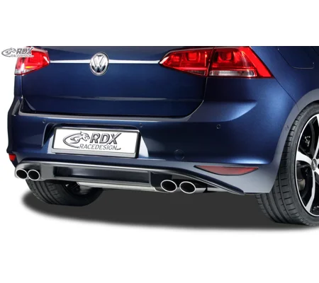 VW Golf Mk 7 VII Yrs 12-18 R20 Design Rear Bumper Diffuser Twin Exit Exhaust
