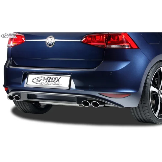 VW Golf Mk 7 VII Yrs 12-18 R20 Design Rear Bumper Diffuser Twin Exit Exhaust