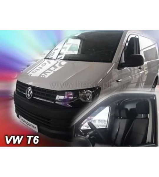 VW Transporter T5/T6 Van Yrs 2003-2019 On Brand New Heko 2 Piece Wind Deflectors 31146