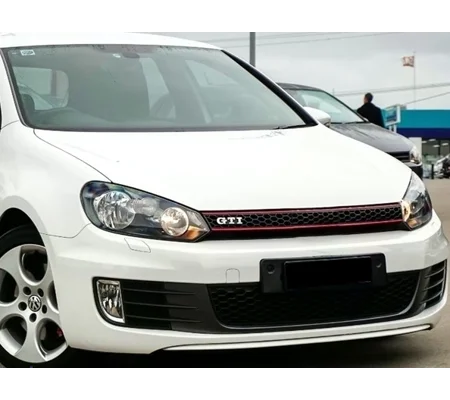 VW Golf MK 6 VI 09-12 GTI Full Front Bumper Incl Foglights & Grills Plastic 3DR & 5DR