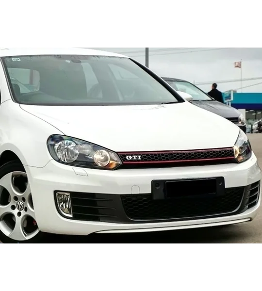VW Golf MK 6 VI 09-12 GTI Full Front Bumper Incl Foglights & Grills Plastic 3DR & 5DR