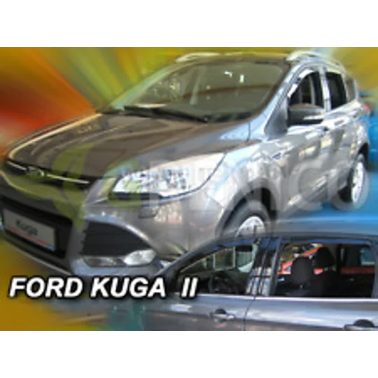 Ford Kuga II MK2 5drs Yrs 13-18 Brand New Heko 4 Piece Wind Deflectors HEKO 15307