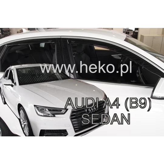 Audi A4 B9 Yrs 2016 Onwards, New 4 Piece Heko Wind Deflectors HEKO 10253