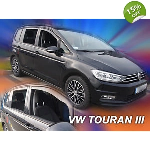 VW Touran III Yrs 2015 On Brand New Heko 4 Piece Tinted Wind Deflectors 31005