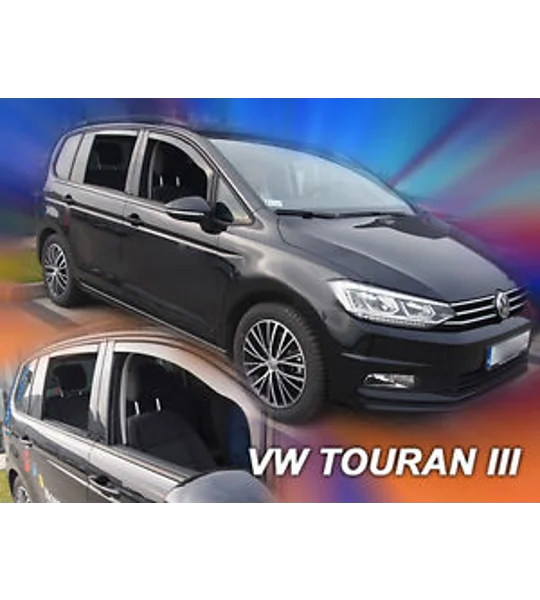 VW Touran III Yrs 2015 On Brand New Heko 4 Piece Tinted Wind Deflectors 31005