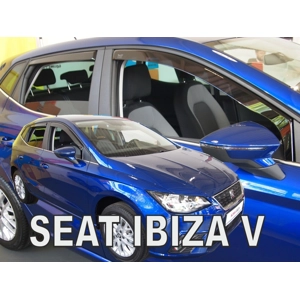 Seat Ibiza 5Drs MK V Yrs 2017 on Brand New Heko 4 Piece Wind Deflectors 28244