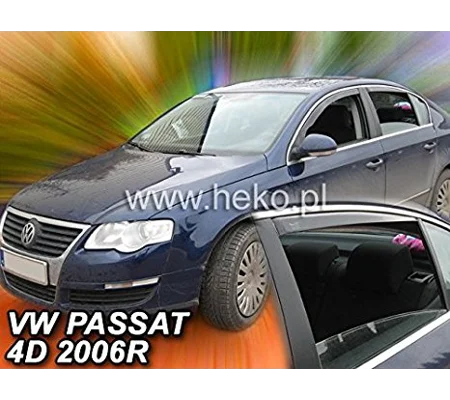 VW Passat 3C B6 YRS 06-09 Brand New Heko 4 Piece Wind Deflectors 31154