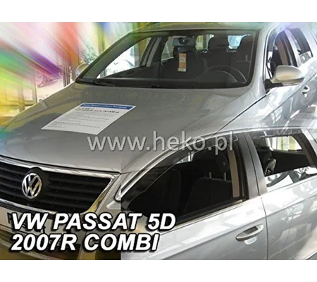 VW Passat 3C B6 B7 Combi Estate YRS 08-13 Brand New Heko 4 Piece Wind Deflectors 31170
