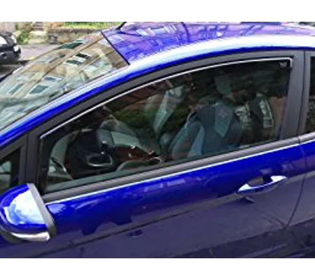 Ford Fiesta MK 6 3Drs Yrs 09 - 17 , Brand New Heko 2 Piece Wind Deflectors 15229