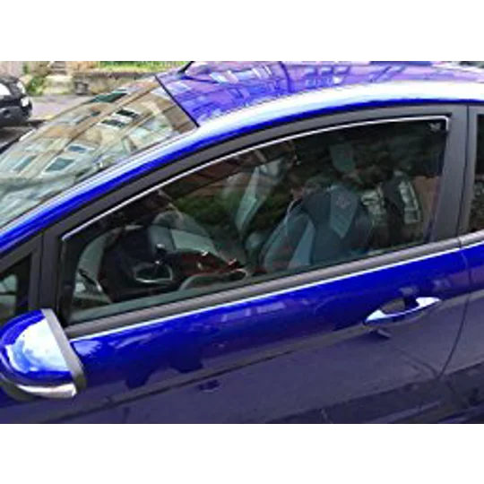 Ford Fiesta MK 6 3Drs Yrs 09 - 17 , Brand New Heko 2 Piece Wind Deflectors 15229