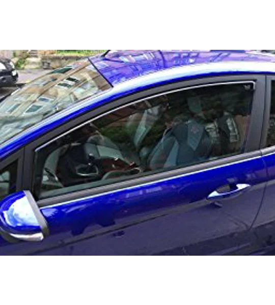 Ford Fiesta MK 6 3Drs Yrs 09 - 17 , Brand New Heko 2 Piece Wind Deflectors 15229
