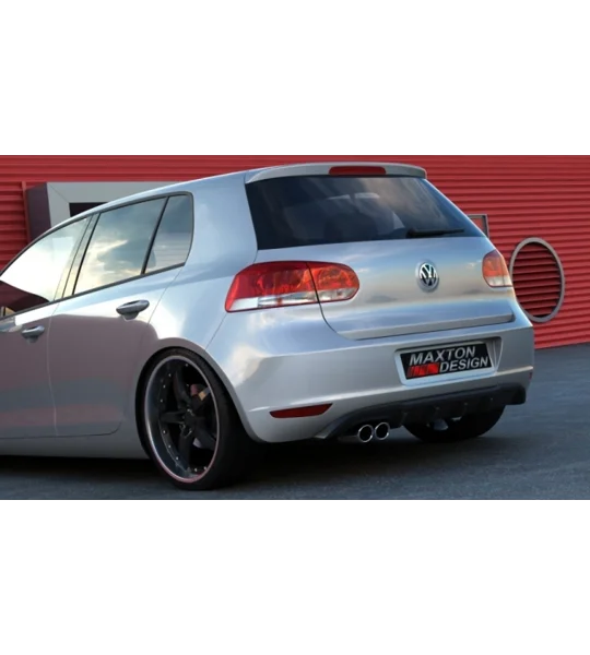 VW Golf MK6 VI 09-12 Rear Bumper Insert Twin Exit on Left Plastic 3DR & 5DR