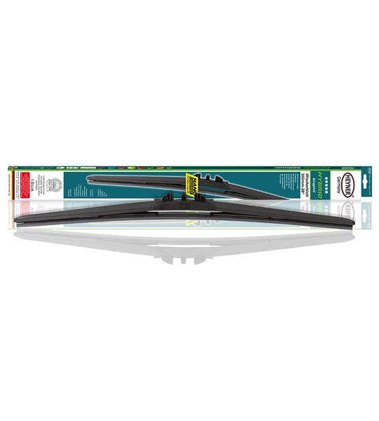 Set of 2 HEYNER® HYBRID Windscreen Wiper Blades NEW Flat Design ALL CARS