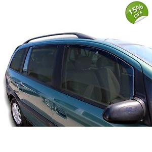 Opel Vauxhall Zafira Yrs 99-05 Brand New 4 Piece Heko Wind Deflectors