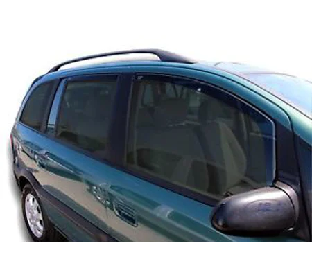 Opel Vauxhall Zafira Yrs 99-05 Brand New 4 Piece Heko Wind Deflectors