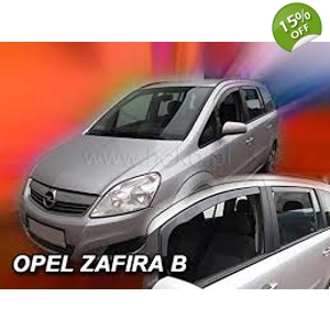 Opel Vauxhall Zafira B Yrs 05-13 Brand New 4 Piece Heko Wind Deflectors