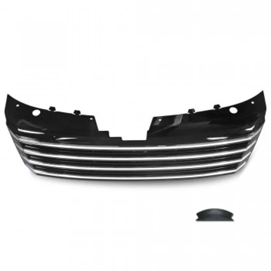 VW Passat B7 Yrs 10-14 Black / Chrome Debadged Grill R36 Styles