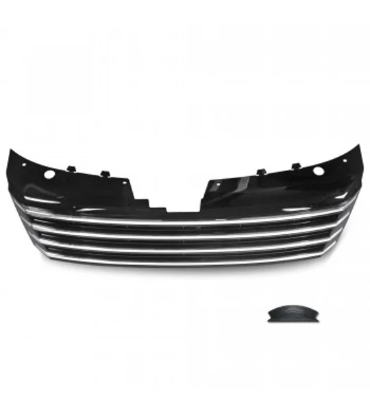 VW Passat B7 Yrs 10-14 Black / Chrome Debadged Grill R36 Styles