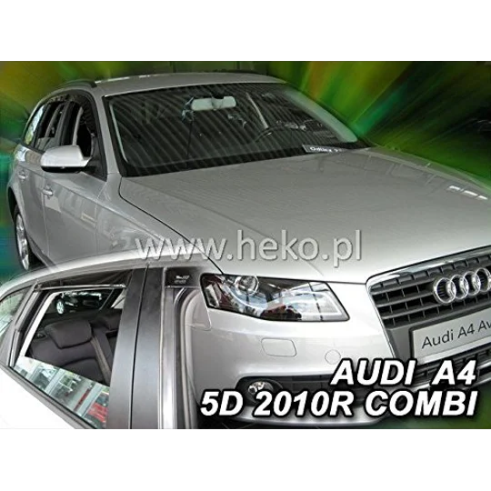 Audi A4 B8 Avant Yrs 08 -15 Brand New Heko Brand New 4 Piece Wind Deflectors Visors