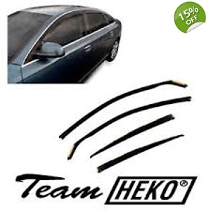 Audi A6 C6 4dr Yrs 2004 - 2011 Brand New Heko 4 Piece Wind Deflectors Heko 10217