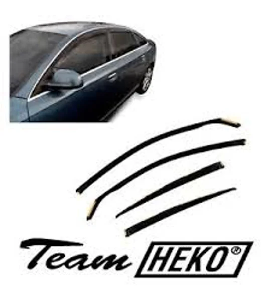 Audi A6 C6 4dr Yrs 2004 - 2011 Brand New Heko 4 Piece Wind Deflectors Heko 10217