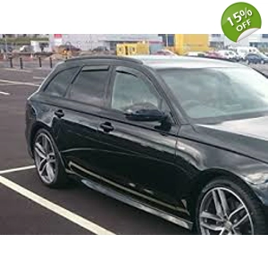 Audi A6 C7 Avant Yrs 2012 onwards 4 Piece Wind deflectors Team Heko 10250
