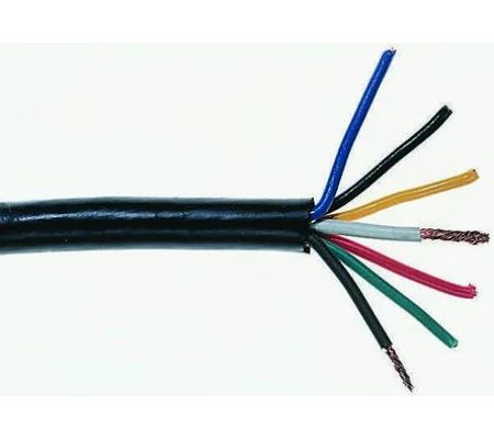 Length of 7 Core Trailer-Caravan-LED Lights Wire Cable - Rated to 11 AMPS