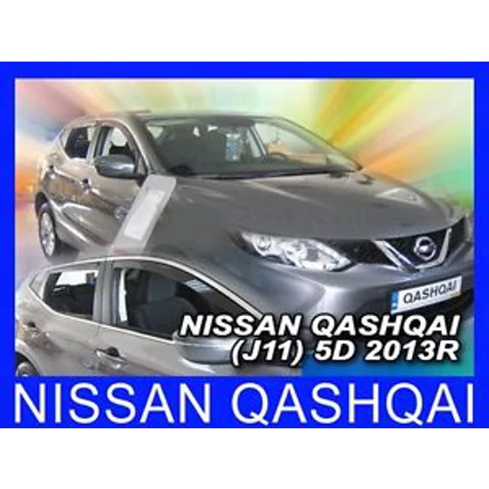 NISSAN QUASQAI III YRS 14-18 Brand New 4 Piece Heko Wind Deflectors Visors 24286