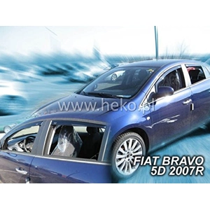 Fiat Bravo Yrs 07- on Brand New Heko 4 Piece Wind Deflectors 15151