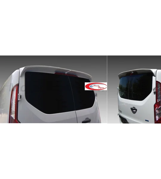 Ford Transit Custom Yrs 12-18, 2 Piece Roof Spoiler for Barn Split Rear Doors