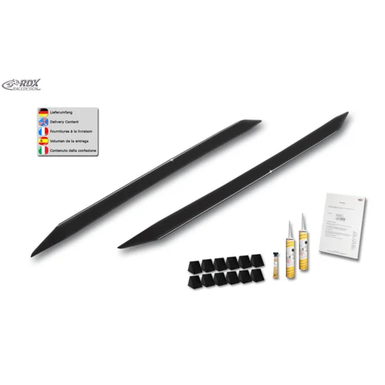 S Line Side Skirts Blades PLASTIC + Fitting KIt AUDI A4 B8 Yrs 08-15