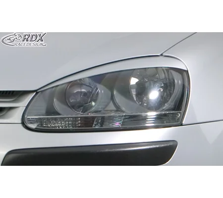 VW Golf MK 5 V Jetta V Yrs 05-10 Pair Eyebrows Eyelids ABS Plastic