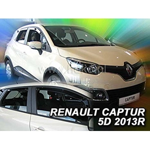 Renault Captur Yrs 2013 - on Brand New Heko 4 Piece Wind Deflectors Visors