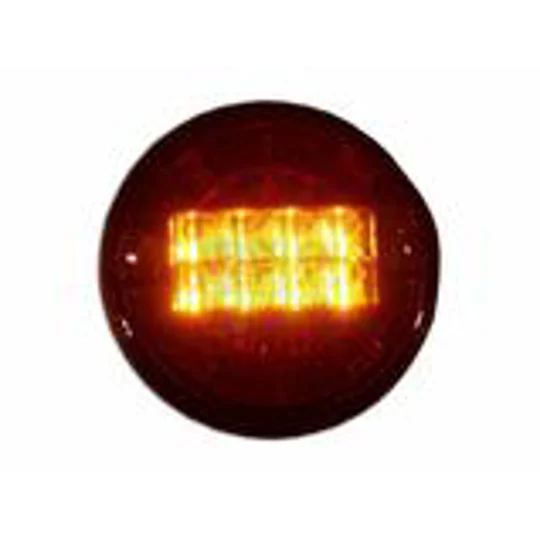Round LED Hamburger Taillights Trailer Truck Stop Ind Tail COPY