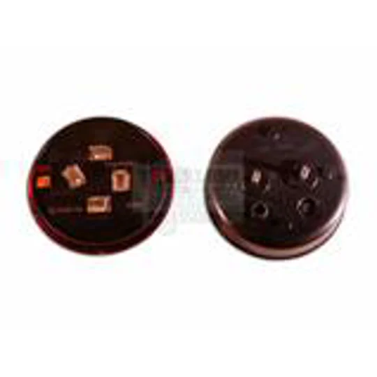 Round LED Hamburger Taillights Trailer Truck Stop Ind Tail COPY
