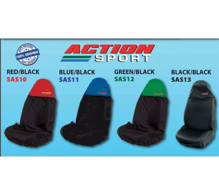 Single Action Sport Seat Cover Red Blue Green Black