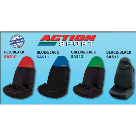 Single Action Sport Seat Cover Red Blue Green Black