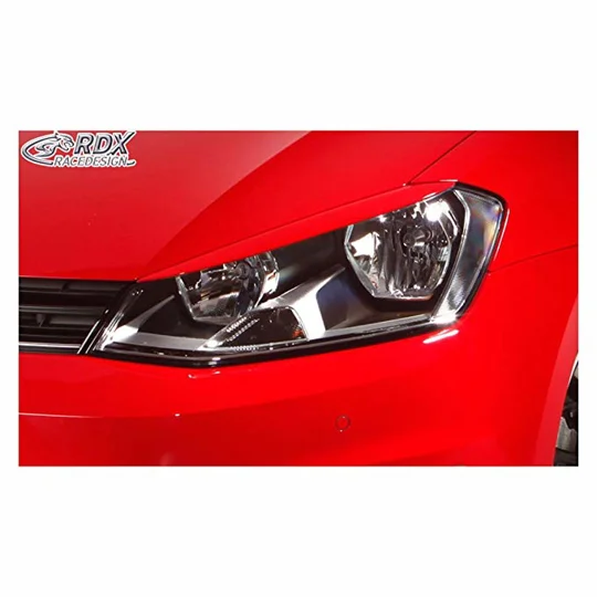 VW Golf MK 7 VII Yrs 13-18 Pair Eyebrows Eyelids ABS Plastic