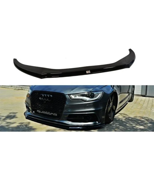 Audi A6 S Line C7 Yrs 11-15 MAXTON Front Bumper Lip Spoiler Splitter