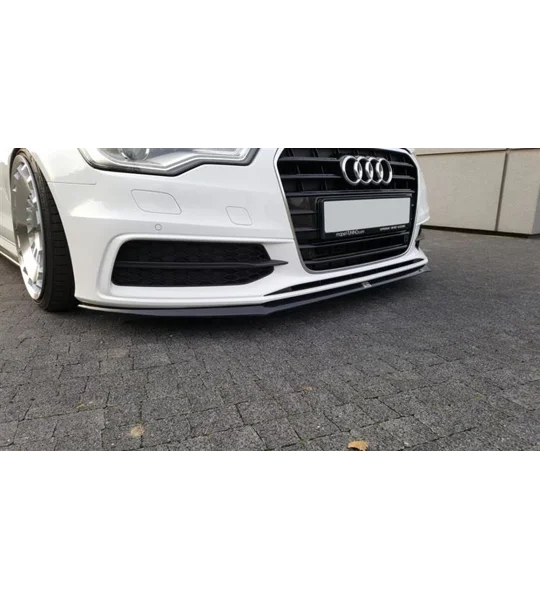 Audi A6 S Line C7 Yrs 11-15 MAXTON Front Bumper Lip Spoiler Splitter