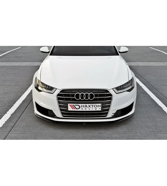 Audi A6 ULTRA C7 Yrs 11-on MAXTON Front Bumper Lip Spoiler Splitter