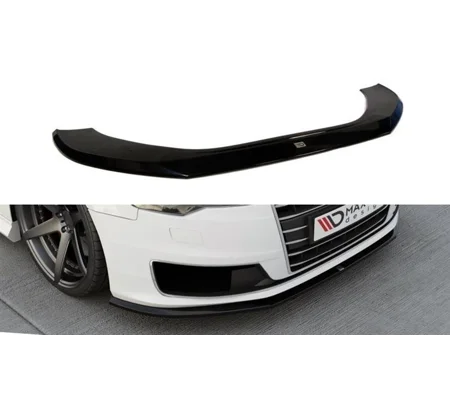 Audi A6 ULTRA C7 Yrs 11-on MAXTON Front Bumper Lip Spoiler Splitter