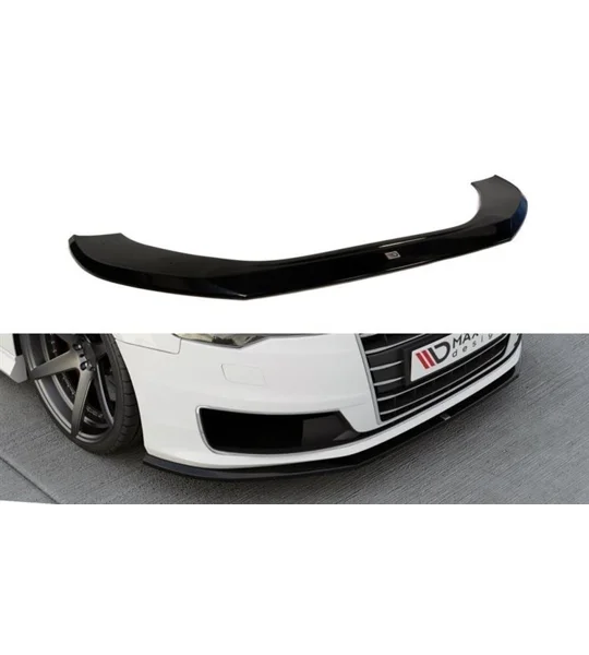 Audi A6 ULTRA C7 Yrs 11-on MAXTON Front Bumper Lip Spoiler Splitter